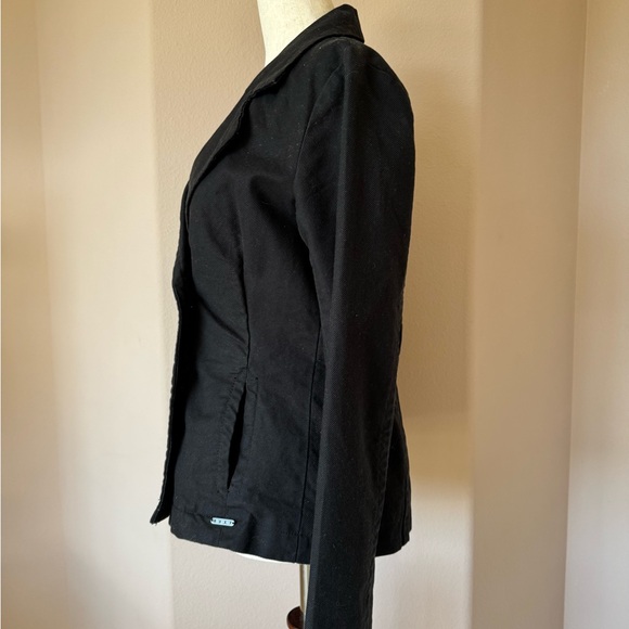 Roxy Charcoal Double-Breasted Pea Coat - Picture 3 of 7